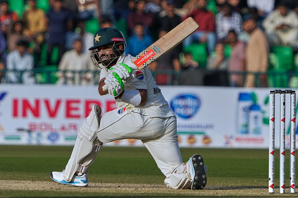 Pakistan Vs South Africa, 1st Test Day 1 pics From Lahores Gaddafi Stadium_Mohammad Rizwan