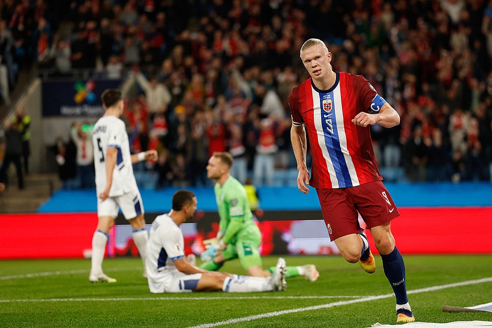 FIFA World Cup 2026 European Qualifiers Norway Vs Israel football match pics_Erling Braut Haaland