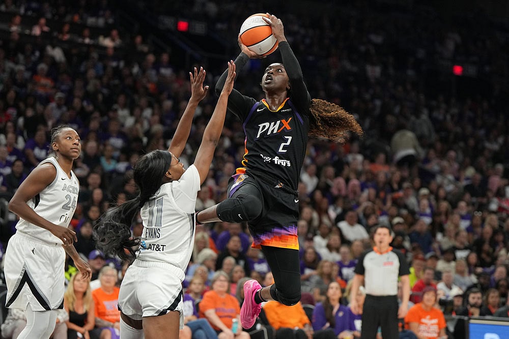 WNBA Finals Las Vegas Aces vs Phoenix Mercury Basketball game photos_Kahleah Copper