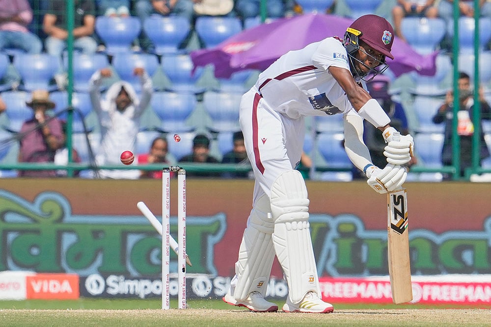 India Vs West Indies 2nd Test Cricket match Day 3 highlights_Khary Pierre