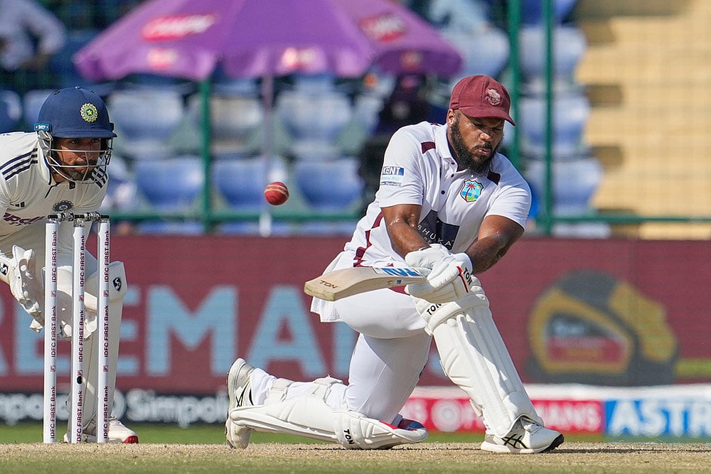 India Vs West Indies 2nd Test Cricket match Day 3 highlights_John Campbell