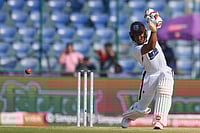 | Photo: AP/Manish Swarup : India Vs West Indies 2nd Test Day 3