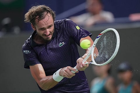 Shanghai Masters: Arthur Rinderknech vs Daniil Medvedev