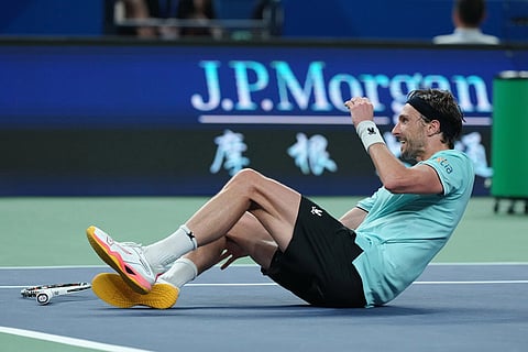 Shanghai Masters: Arthur Rinderknech vs Daniil Medvedev