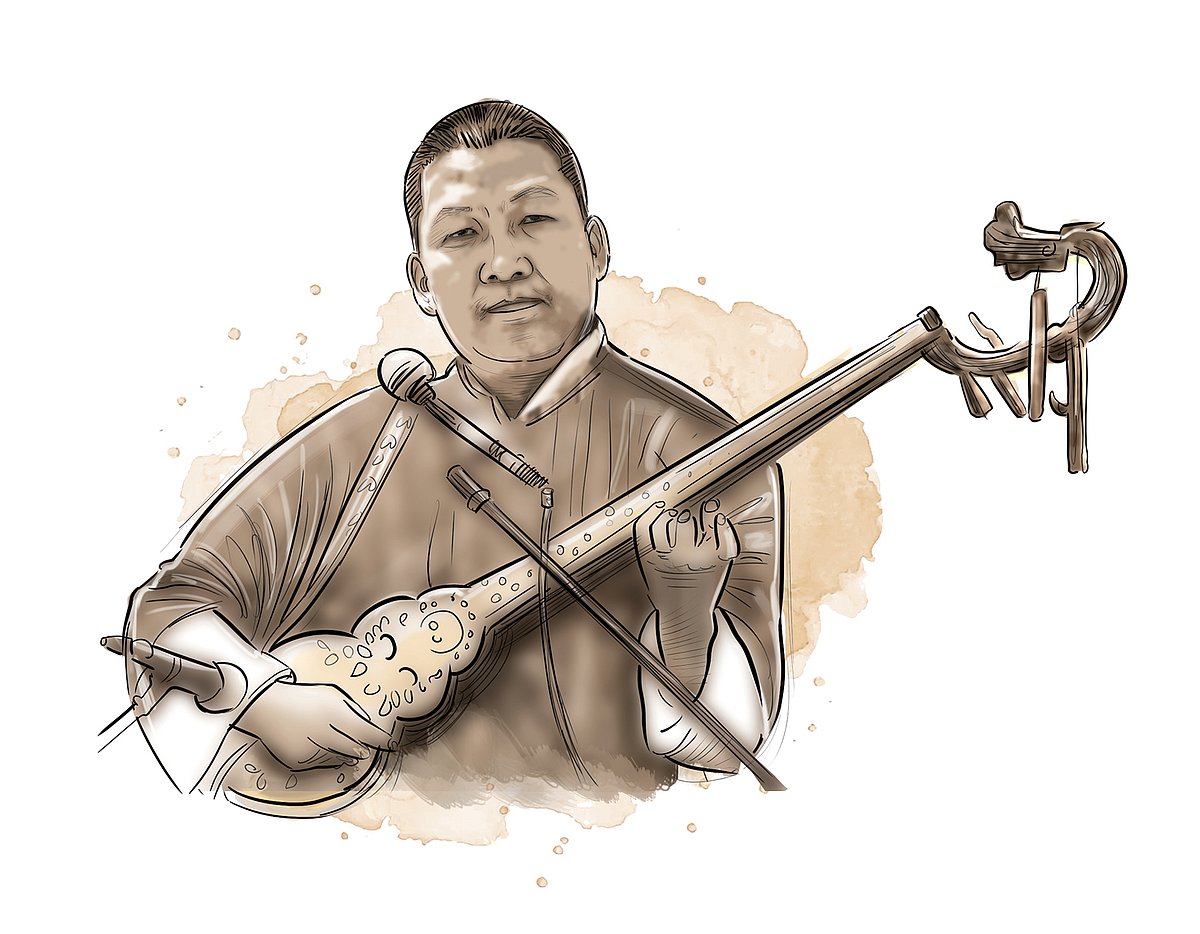 Outlook Illustration : After completing his higher studies in music, Dorji returned to Bhutan and founded the Music of Bhutan Research Centre (MBRC), which is dedicated to the study and preservation of traditional Bhutanese music