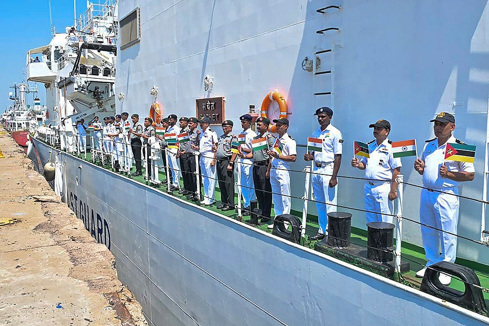 Coast Guard ship OPV Sachet in Mozambique