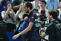 | Photo: AP/Andy Wong : Shanghai Masters: Arthur Rinderknech vs Daniil Medvedev