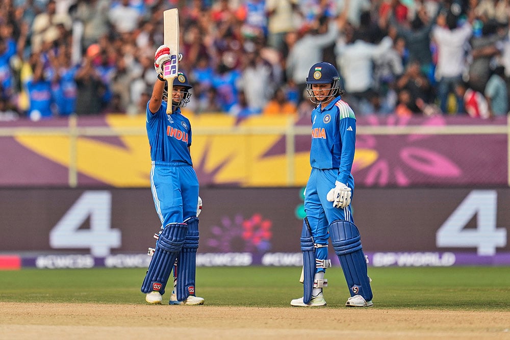 ICC Women’s Cricket World Cup 2025 Australia vs India match photos_Pratika Rawal