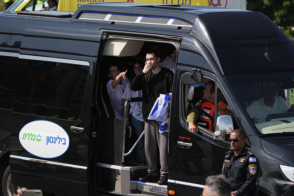 Israel Hamas Gaza war- Hostage release -Freed Israeli hostage Guy Gilboa-Dalal 