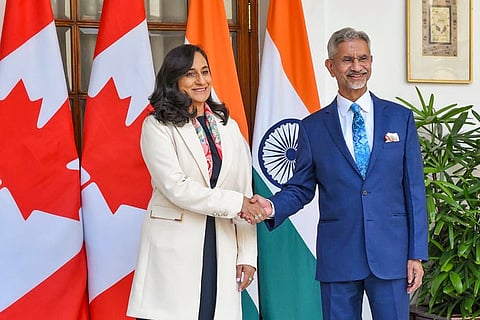S. Jaishankar with Anita Anand