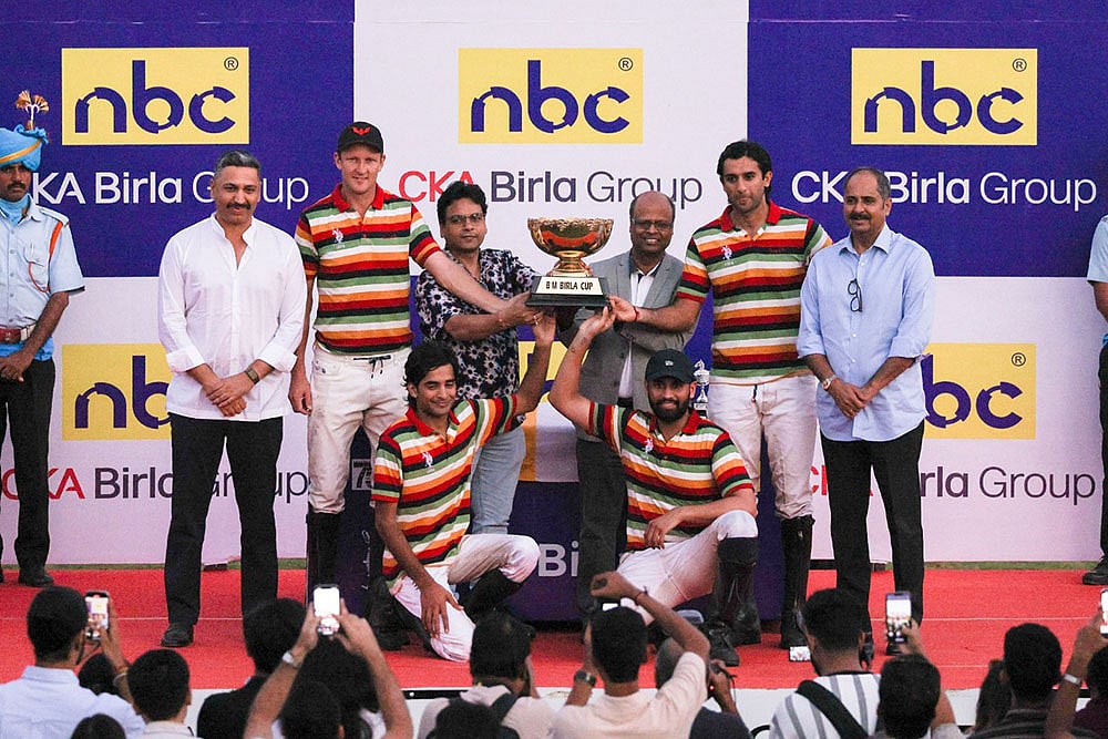 | Photo: Jaipur Polo Team : BM Birla Cup 2025 Final: Rajasthan Polo Club vs Dynamix Achievers