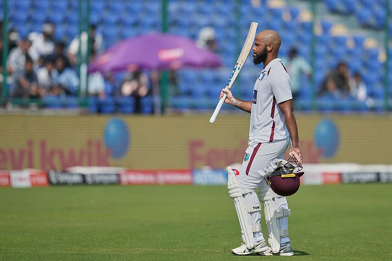 West indies tour of India, 2nd test cricket day 4 photo highlights_John Campbell