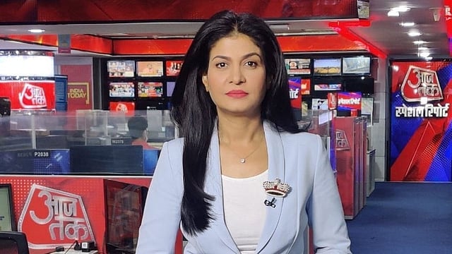 Aaj Tak Anchor Anjana Om Kashyap Booked by Ludhiana Police Over Alleged Remarks on Valmiki