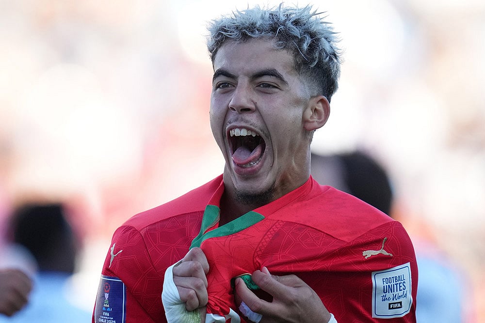 FIFA U20 World Cup 2025 USA Vs Morocco Moroccos Yassir Zabiri 