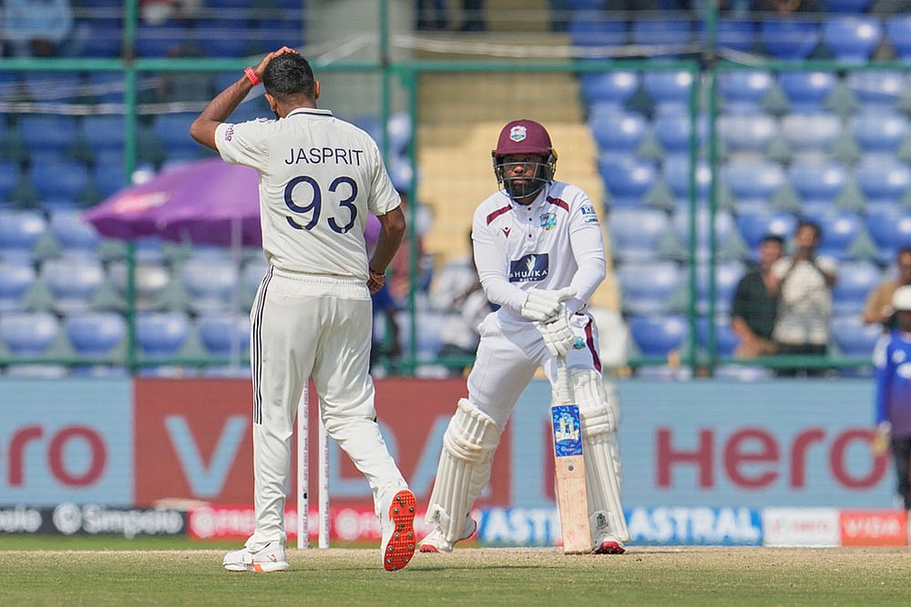 West indies tour of India, 2nd test cricket day 4 photo highlights_Jomel Warrican