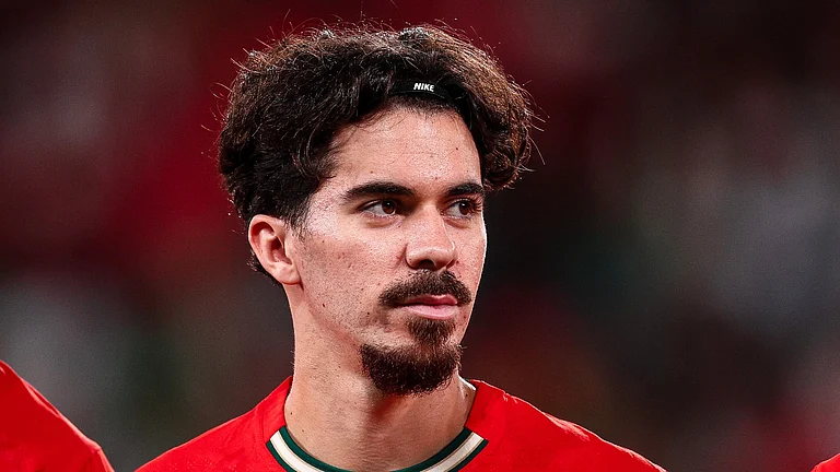 Portugal's Vitinha during a match. - null