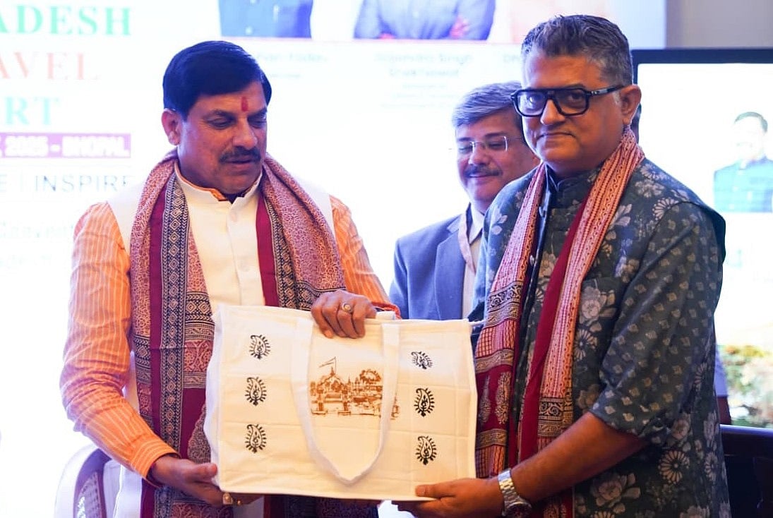 Madhya Pradesh CM Dr. Mohan Yadav with Shri Gajraj Rao