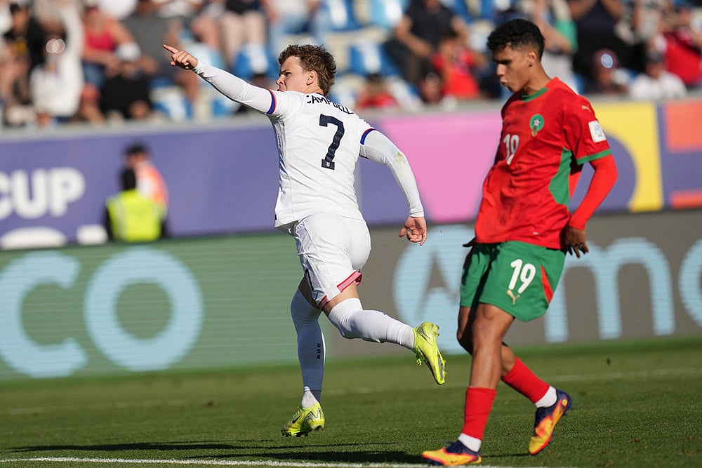 FIFA U20 World Cup 2025 USA Vs Morocco United States Cole Campbell