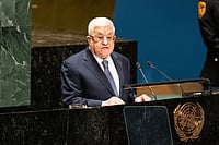 Shutterstock : Palestinian President Mahmoud Abbas