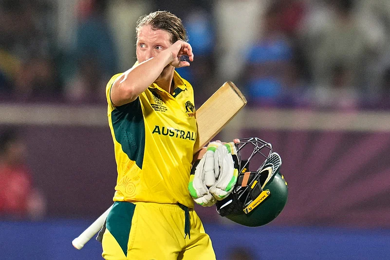 ICC Women’s Cricket World Cup 2025 Australia vs India match photos_Alyssa Healy