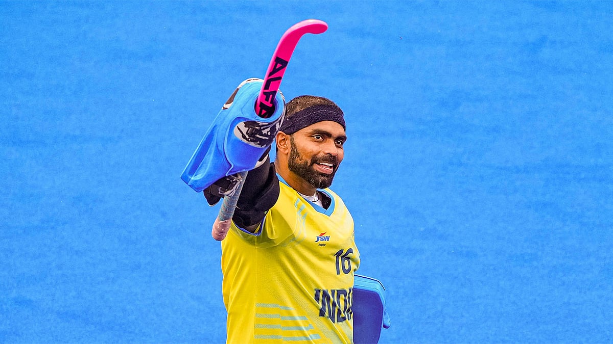 X : India men's junior hockey team coach PR Sreejesh.