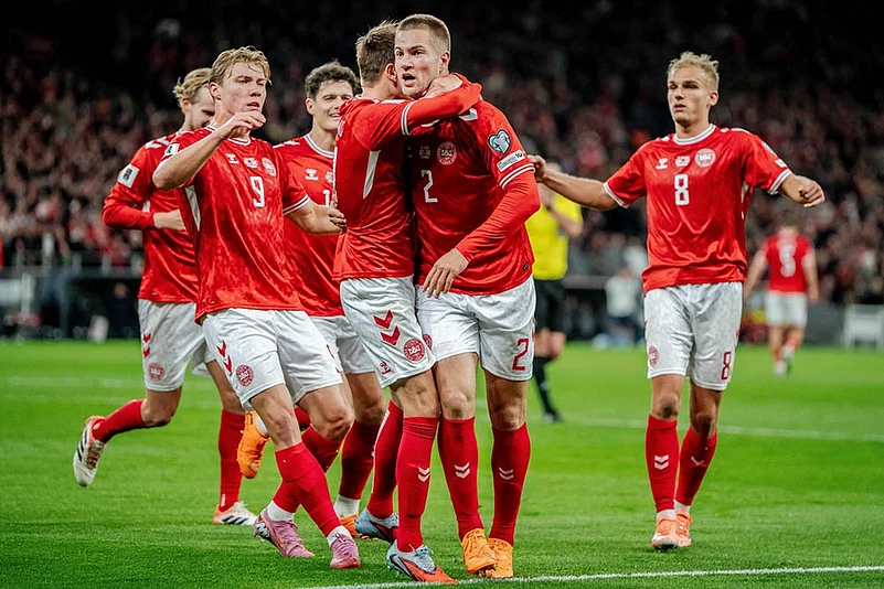 FIFA World Cup 2026 Group C Euopean Qualifiers Denmark Vs Greece_ Joachim Andersen