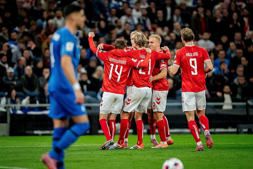 FIFA World Cup 2026 Group C Euopean Qualifiers Denmark Vs Greece_Mikkel Damsgaard