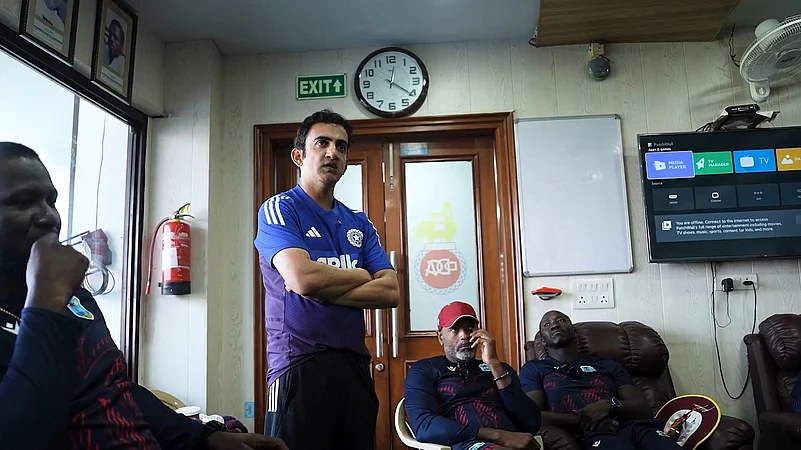 Gautam Gambhir Visits WI Dressing Room After Delhi Test To Praise Second Innings Fight