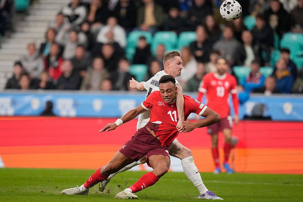 FIFA World Cup Qualifying Soccer Match: Slovenia vs Switzerland