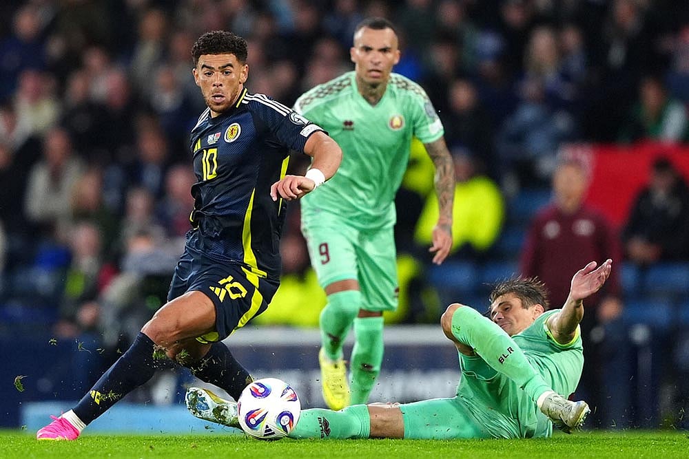 FIFA World Cup 2026 Group C Euopean Qualifiers Scotland Vs Belarus_Che Adams
