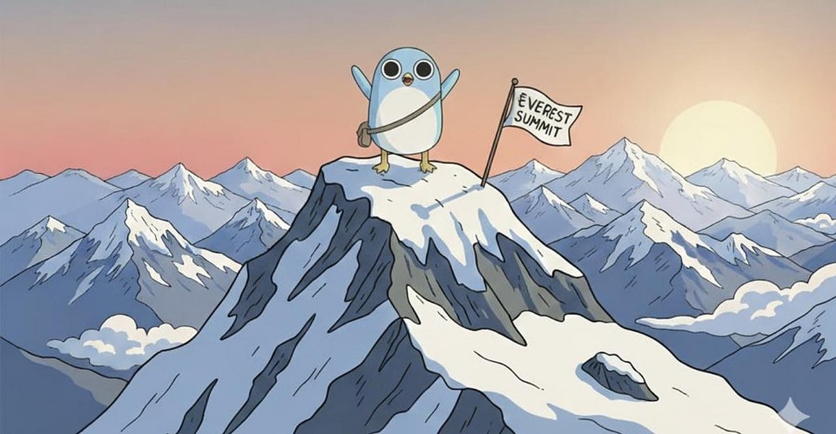 Cartoon illustration of Penguin