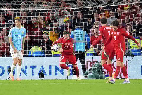 World Cup Qualifier Soccer Match: Belgium vs Wales