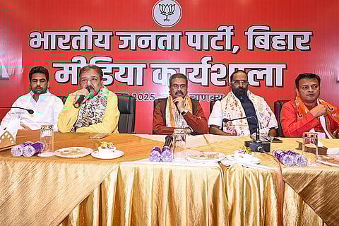 BJP leaders inaugurate State Media Workshop in Patna