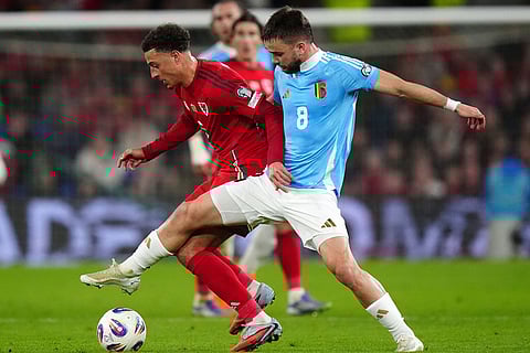 FIFA World Cup Qualifier Soccer Match: Belgium vs Wales