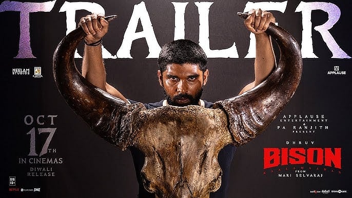 YouTube : Dhruv Vikram in Bison Kaalamaadan trailer 