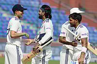 | Photo: AP/Manish Swarup : India vs West Indies 2nd Test Day 5