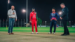 X/CricketNep : Nepal and Oman sealed their spots for the ICC Men’s T20 World Cup 2026 even before playing their penultimate Super Six clash in Al Amerat, as UAE’s victory over Samoa confirmed their progression from the East Asia Pacific Qualifiers.