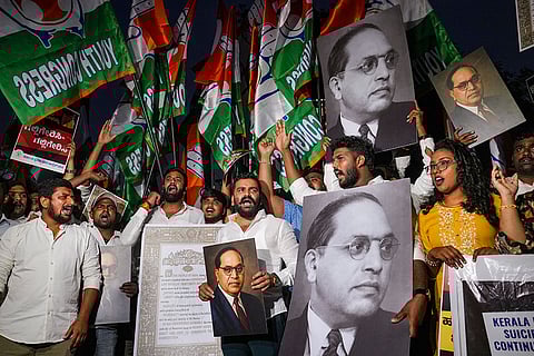 Congress protest over Kerala techie suicide