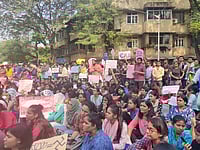 X.com/FahadZirarAhmad : Around 2000 students marched from TISS to Chembur Ambedkar Garden Against CAA (2019).