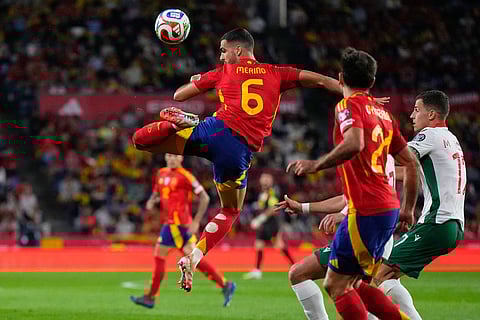 FIFA World Cup Qualifier Soccer Match: Bulgaria vs Spain