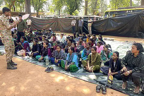 Fifty Naxalites surrender at BSF camp in Chhattisgarh's Kanker district