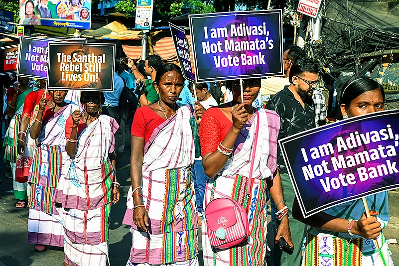 BJP protest in Kolkata