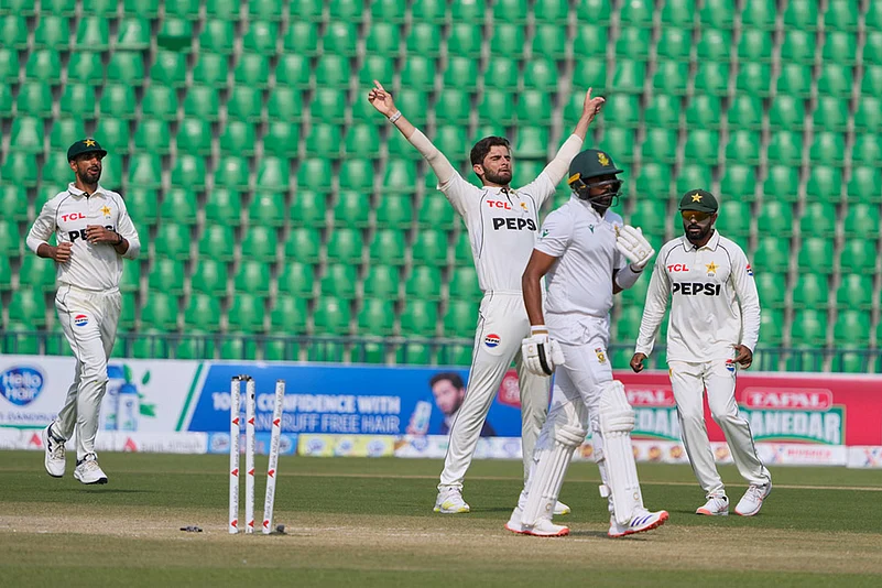 South Africa tour of Pakistan 1st test day 4 photos from Lahore_Shaheen Shah Afridi