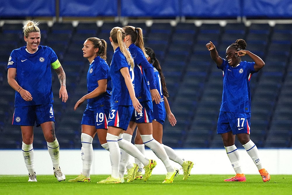 UEFA Womens Champions League soccer match Chelsea Vs Paris FC photos_Sandy Baltimore
