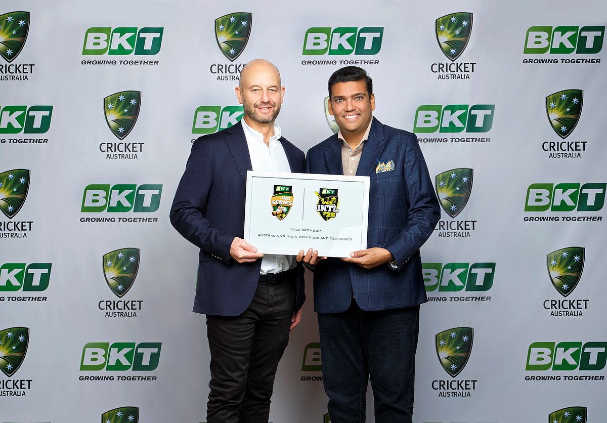 BKT x Cricket Australia - Todd Greenberg, CA CEO and Rajiv Poddar, BKT Joint Managing Director