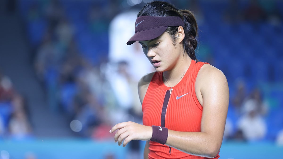 File : File photo of Emma Raducanu.