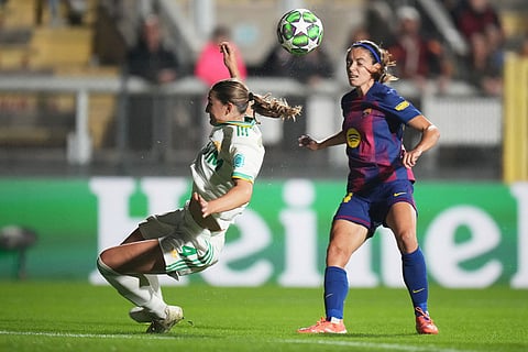 Italy Soccer Women's Champions League: Barcelona vs Roma