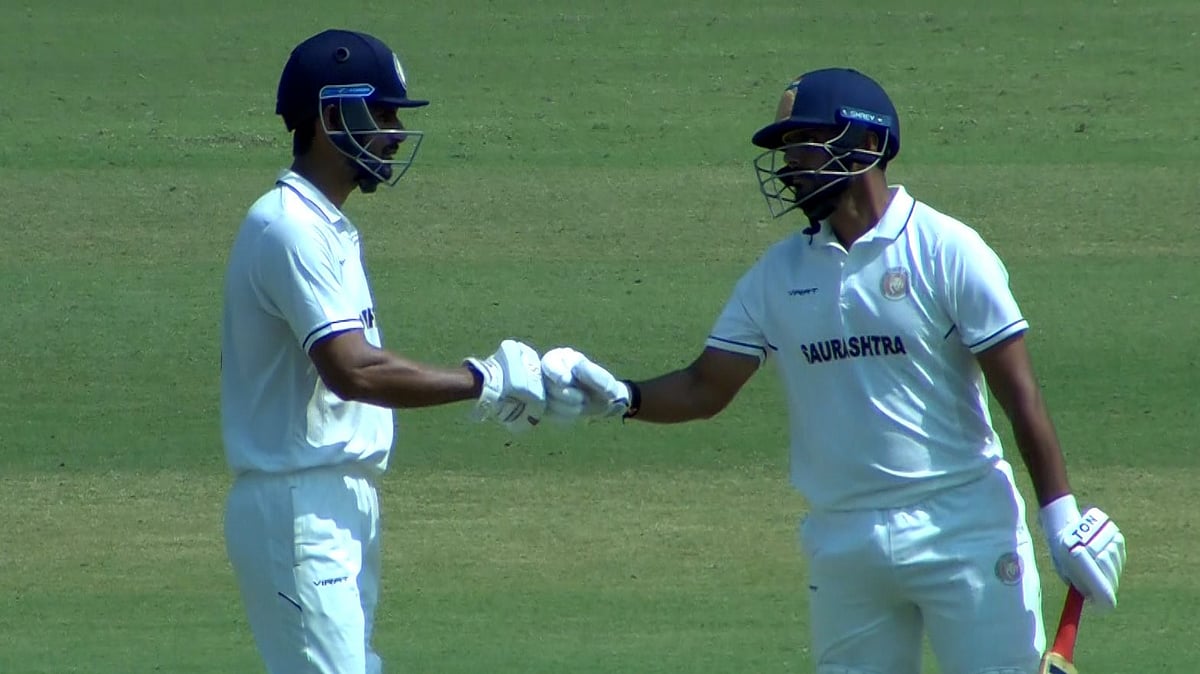 X/ BCCIdomestic : Ranji Trophy 2025-26 Highlights, Round One Day 2 Updates: Patidar Scores Century, Hooda Also Reaches 3-Figure Mark