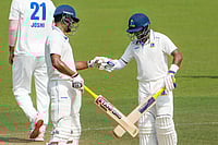 | Photo: PTI/Swapan Mahapatra : Ranji Trophy: Bengal vs Uttarakhand-Day 2