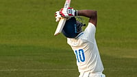 (PTI Photo/Swapan Mahapatra) : Bengal's Sudip Chatterjee reacts as he gets dismissed after scoring 98 runs during the second day of the Ranji Trophy cricket match between Uttarakhand and Bengal, at Eden Gardens in Kolkata, Thursday, Oct. 16, 2025.